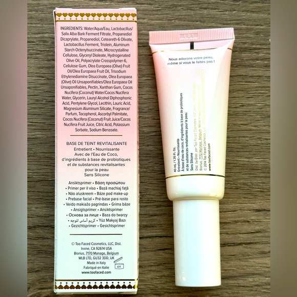 TOO FACED HANGOVER REPLENISHING FACE PRIMER 1.35 OZ (BRAND NEW IN BOX) - Picture 3 of 4